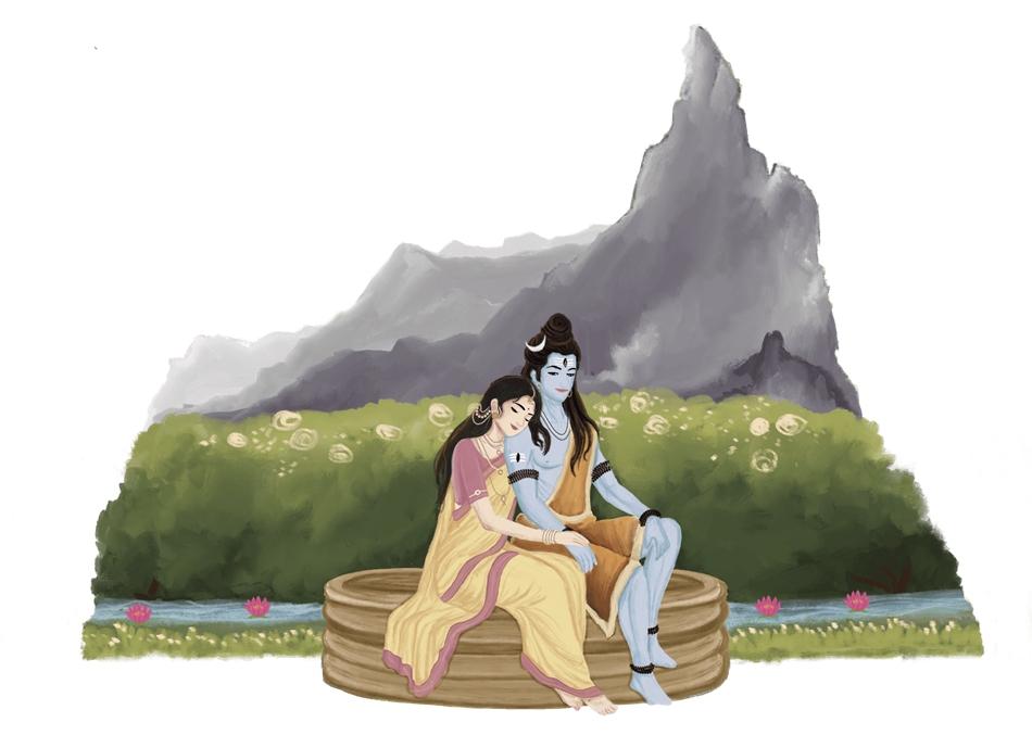Kailash Mountain Scene